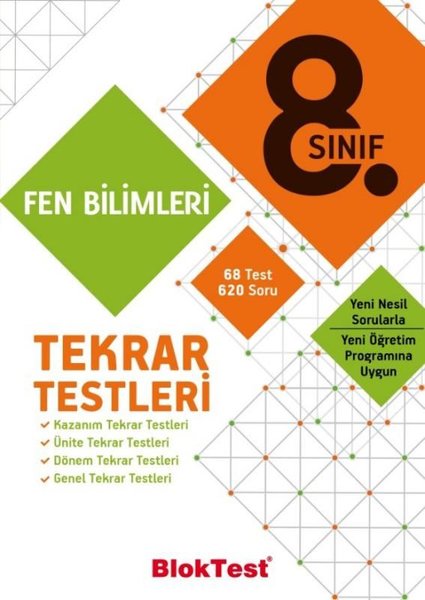 8.Sınıf Fen Bilimleri Tekrar Testleri