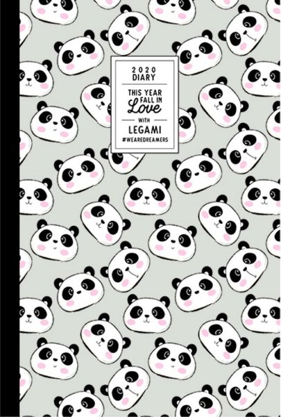 Legami Ajanda Küçük Günlük 2020 Panda
