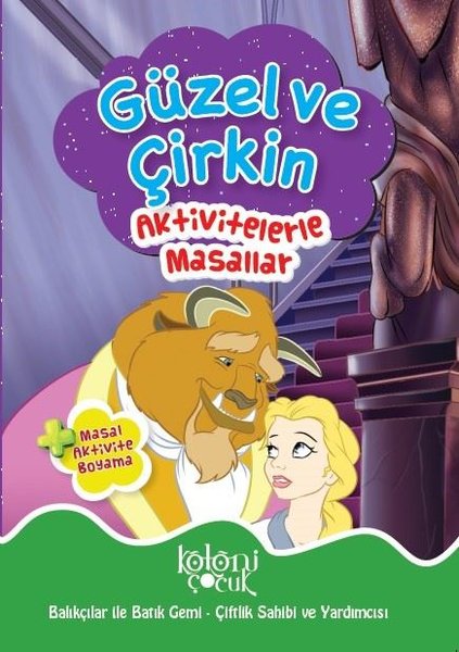 Güzel ve Çirkin-Aktivetelerle Masallar-Masal Aktivite Boyama