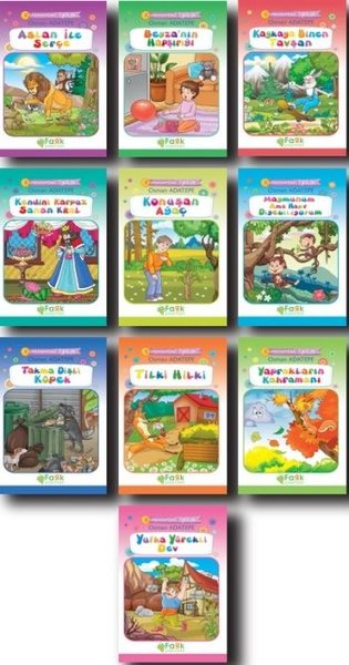 Kumbaramdaki Öyküler Mini Masallar-10 Kitap Takım