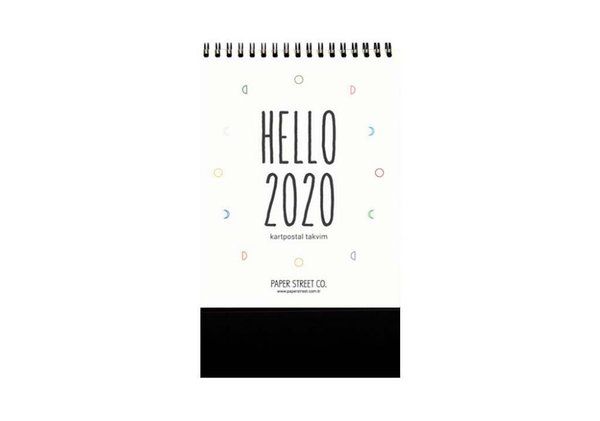 Paper 2020 Kartpostal Masa Takvim