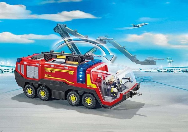 Playmobil 5337 City Airport Fire Engine Set | D&R