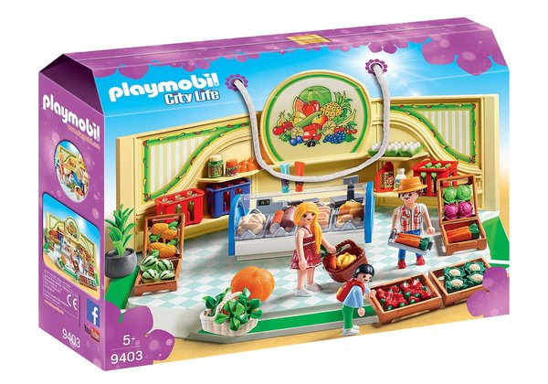 Playmobil 9403 City Grocery Shop Set