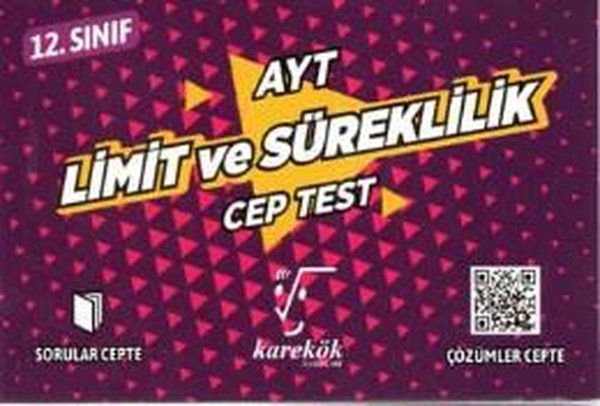 12.Sınıf AYT Limit ve Süreklilik Cep Test