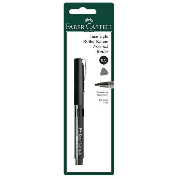 Faber-Castell 5405 İğne Uçlu 0.5mm Roller Kalem Siyah