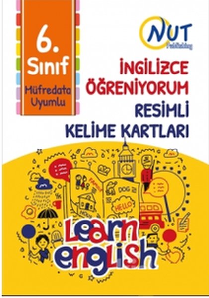 6.Sınıf İngilizce Öğreniyorum-Resimli Kelime Kartları