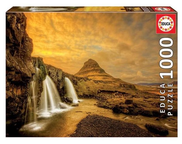 Educa 17971 Kırkjufellsfoss Waterfall Iceland 1000 Parça Puzzle