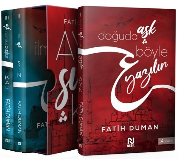 Ayn Şın Kaf Aşk Serisi Seti-3 Kitap Takım