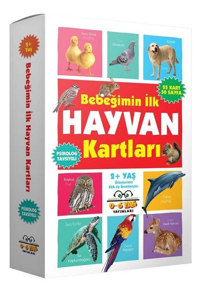 Bebeğimin İlk Hayvan Kartları 2+ Yaş