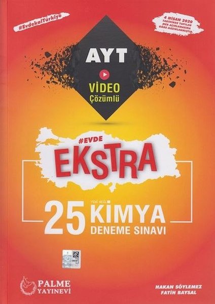 AYT Evde Ekstra 25 Kimya Deneme Sınavı