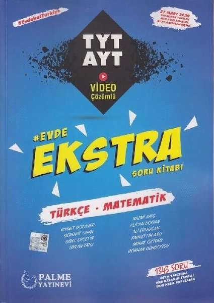 TYT-AYT Türkçe-Matematik Evde Ekstra Soru Kitabı