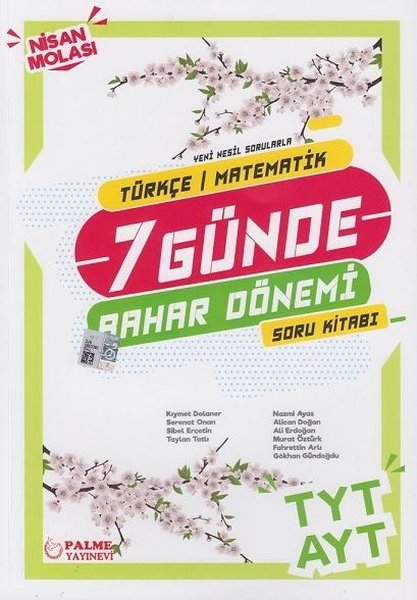 TYT AYT 7 Günde Türkçe-Matematik Bahar Dönemi Soru Kitabı