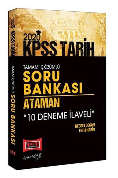 Yargı Yayınları 2020 KPSS Ataman Tarih Tamamı Çözümlü Soru Bankası - 10 Deneme İlaveli