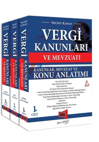 Yargı Yayınları Vergi Kanunları Ve Mevzuatı Konu Anlatımı Ve Soru Bankası 3 Kitap 6. Baskı