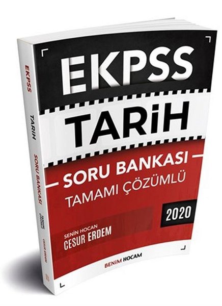 Benim Hocam Yayınları 2020 E-KPSS Tarih Tamamı Çözümlü Soru Bankası