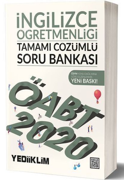 Yediiklim Yayınları 2020 KPSS ÖABT İngilizce Öğretmenliği Tamamı Çözümlü Soru Bankası