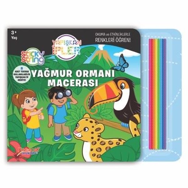 Yağmur Ormanı Macerası - Yapışkan İpler 3+ Yaş