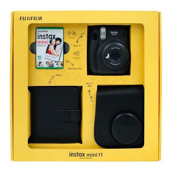 Fuji Instax Mini 11 Charcoal Gray Bundle Box | D&R ...