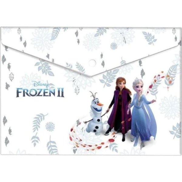 Frozen II A4 Çıtçıtlı Dosya (Plastik)