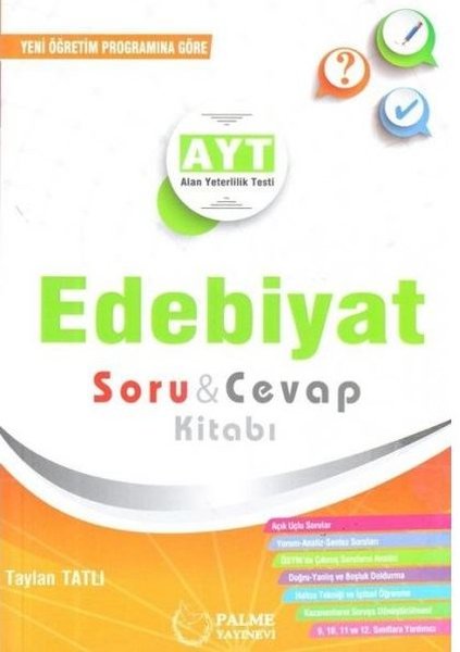 YKS AYT Edebiyat Soru Cevap Kitabı