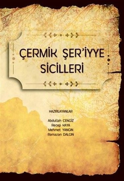 Çermik Şeriyye Sicilleri