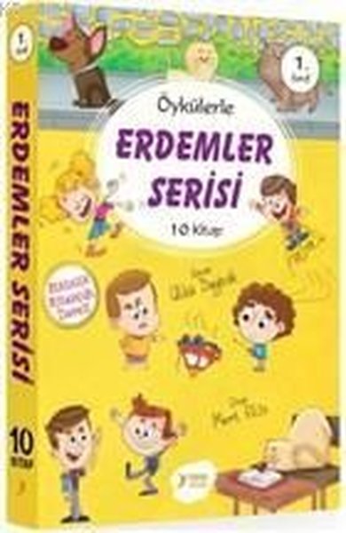 1. Sınıf Öykülerle Erdemler Seti - 10 Kitap Takım