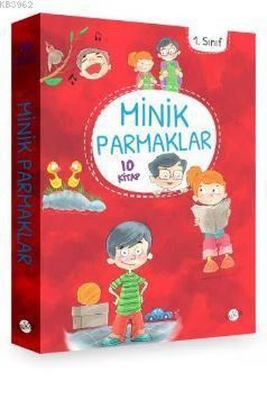 Minik Parmaklar Düz Yazı 1. Sınıf Seti - 10 Kitap Takım