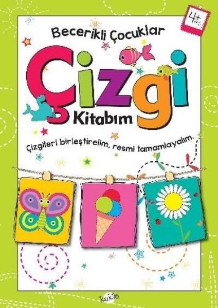 Becerikli Çocuklar Çizgi Kitabım 4 Yaş