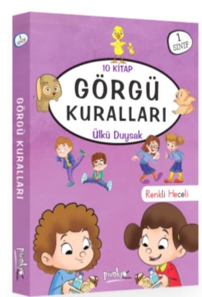 1. Sınıf Görgü Kuralları Seti 10 Kitap Takım