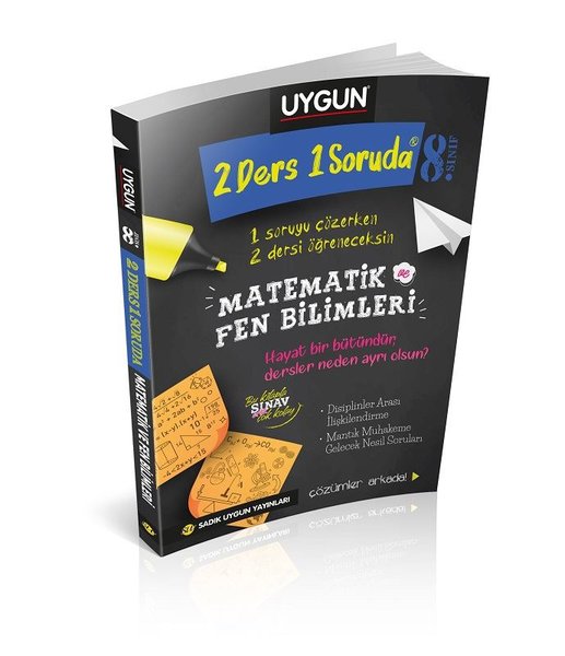 8.Sınıf 2 Ders 1 Soruda Matematik Ve Fen Bilimleri 8. Sınıf