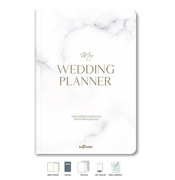 Le Color Wedding Planner 185x265 Ciltli