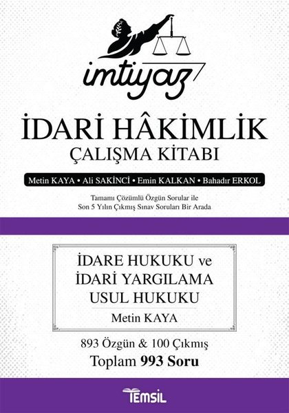 İdare Hukuku ve İdari Yargılama Usul Hukuku - İmtiyaz İdari Hakimlik Çalışma Kitabı