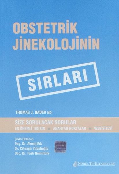 Sırlar Serisi - Obstetrik Ve Jinek. Sırları