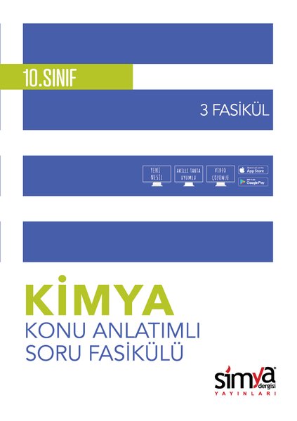 10. Sınıf Kimya Konu Özetli Soru Fasikülü - 3 Adet