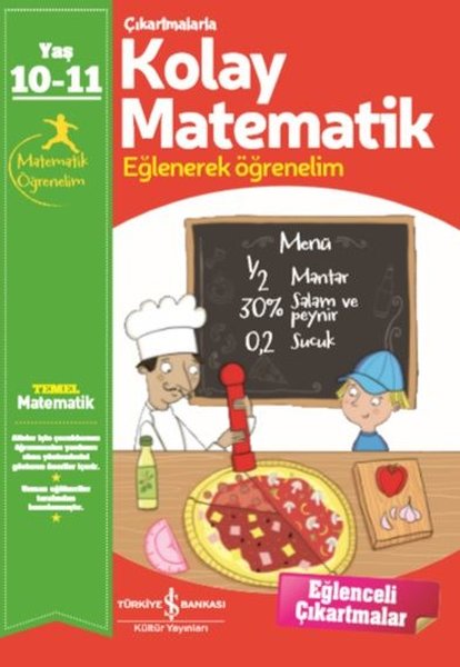 Çıkartmalarla Kolay Matematik 10 - 11 Yaş