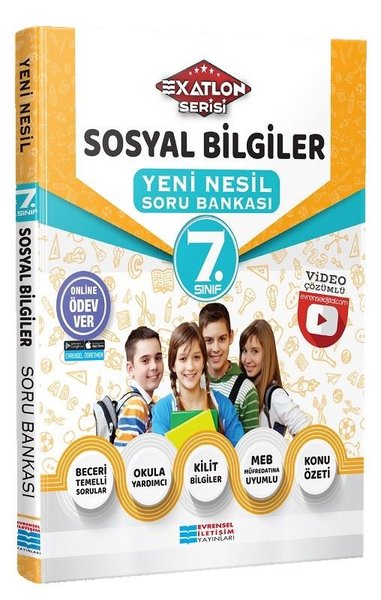 7.Sınıf Sosyal Bilgiler Video Çözümlü Soru Bankası - Exatlon Serisi