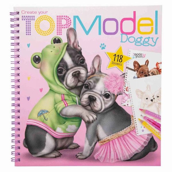 Top Model 1025 Doggy Boyama Kitabı