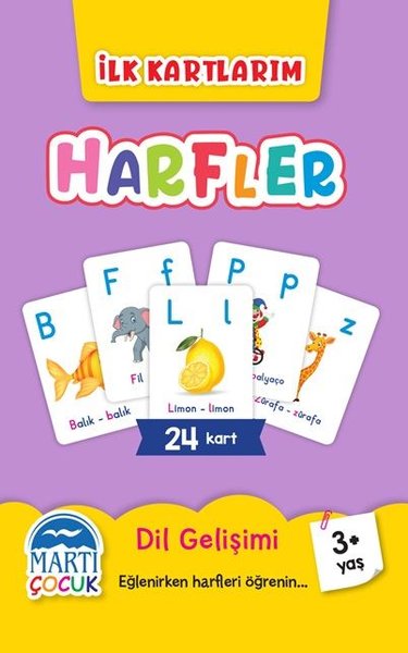 Harfler - İlk Kartlarım 3+ Yaş