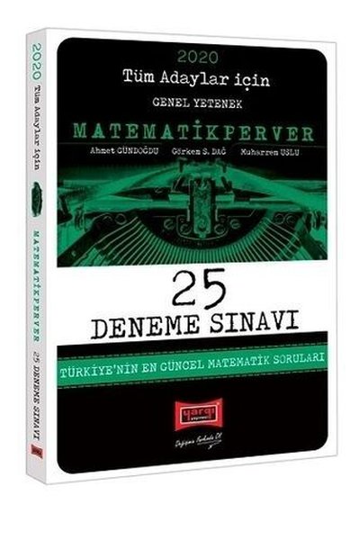 2020 Tüm Adaylar İçin MatematikPerver 25 Deneme Sınavı