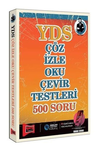 YDS Çöz İzle Oku Çevir Testleri 500 Soru