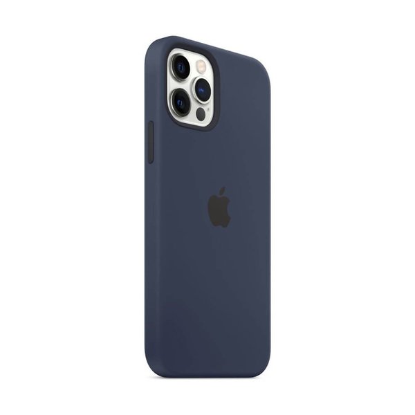 Apple iPhone 12  12 Pro Silicone Case with MagSafe Deep Navy Kılıf MHL43ZM/A