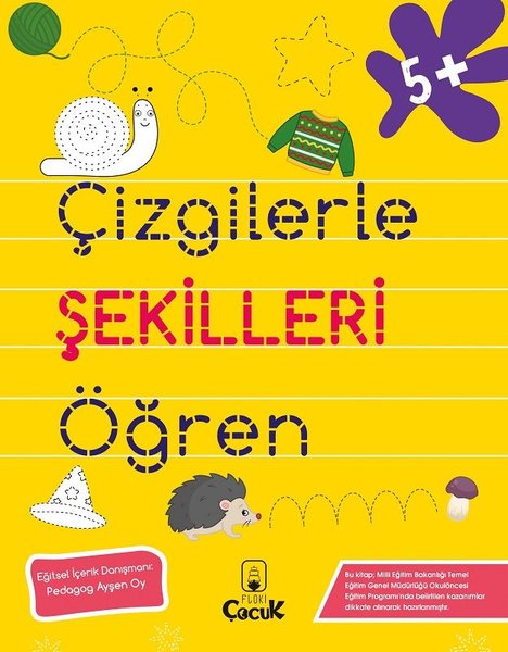 Çizgilerle Şekilleri Öğren - 5+ Yaş