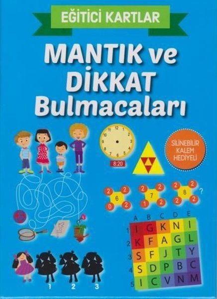 Eğitici Kartlar - Mantık ve Dikkat Bulmacaları