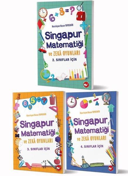 Singapur Matematiği ve Zeka Oyunları Seti - 3 Kitap Takım