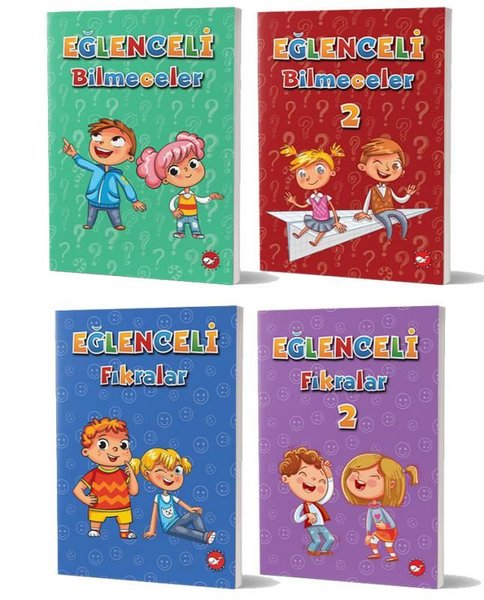 Eğlenceli Fıkralar ve Bilmeceler Seti - 4 Kitap Takım