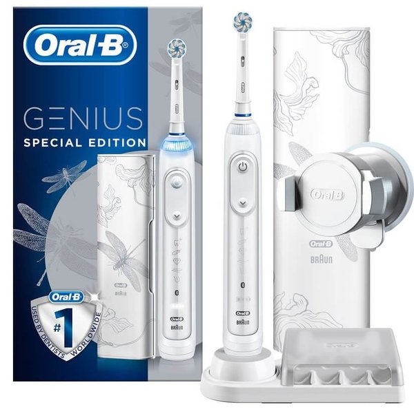 Oral-B Genius Dragonfly White Pro 10000 Special Edition Şarjlı Diş Fırçası