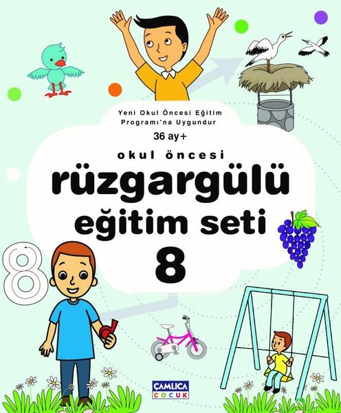 Okul Öncesi - Rüzgargülü Eğitim Seti - 8.Kitap