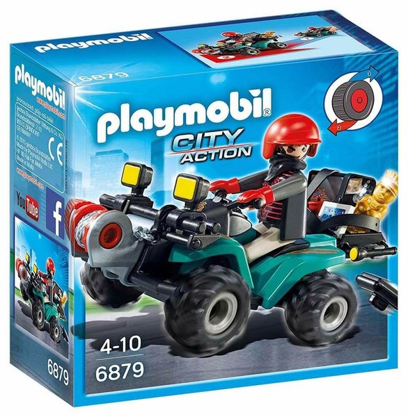 Playmobil 6879 Robber's Quad with Loot Oyun Seti