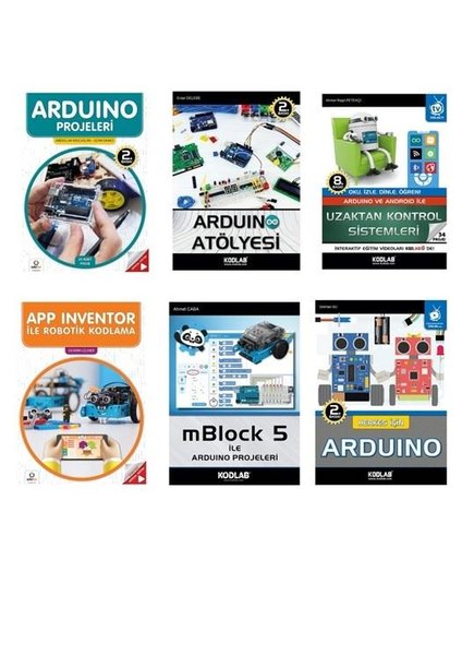 Arduino Programlama Eğitim Seti - 6 Kitap Takım