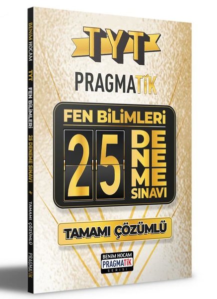 2021 TYT Tamamı Çözümlü Fen Bilimleri 25 Deneme Sınavı Pragmatik Serisi